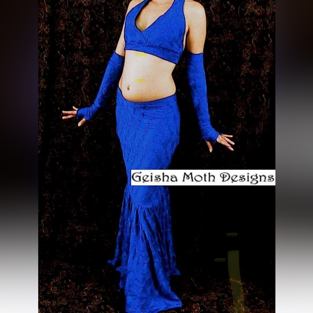 Blue Women's Top, Skirt and more set!